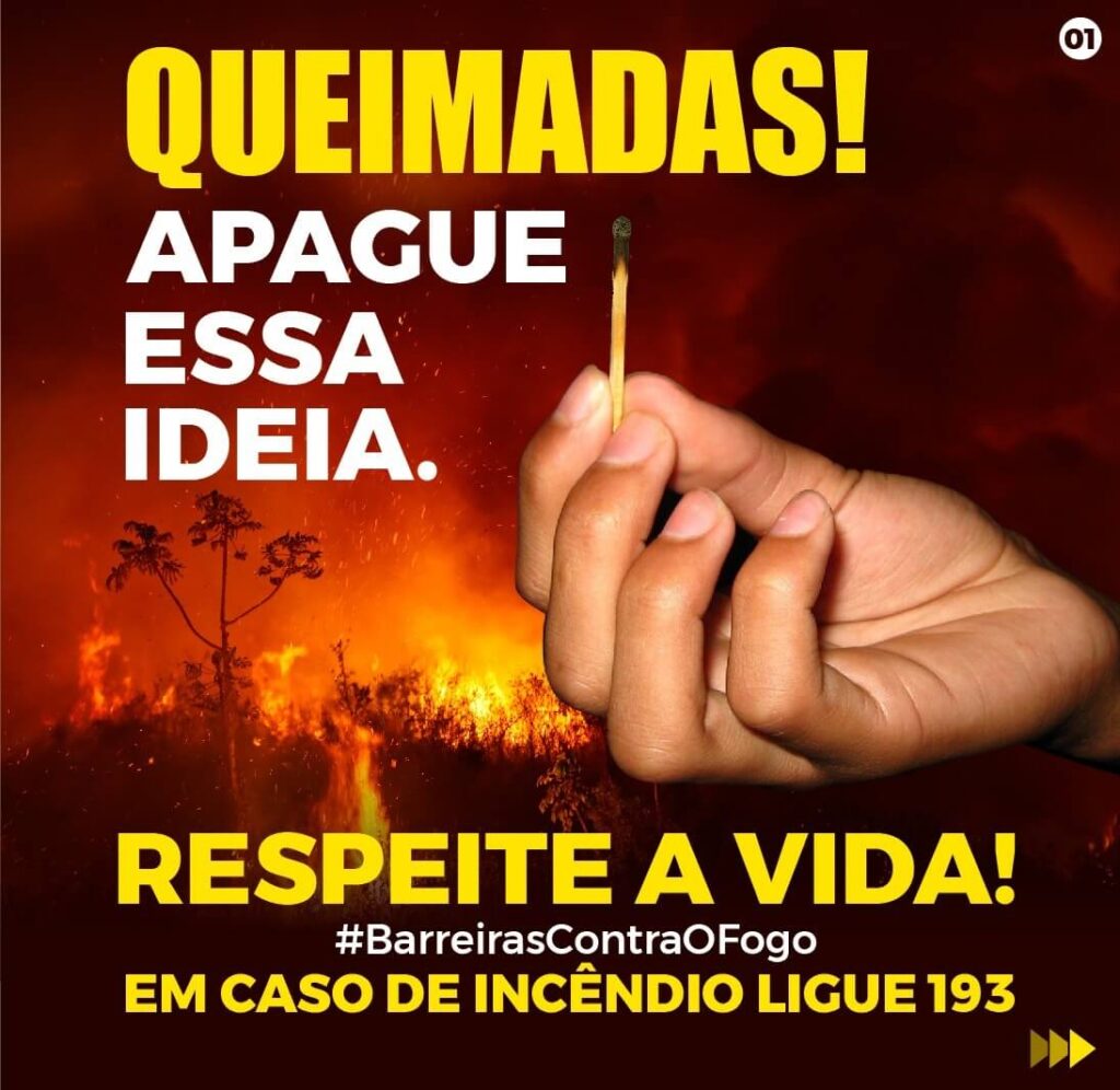 Secretaria de Meio Ambiente de Barreiras lança Campanha de combate às queimadas. Saiba como denunciar!