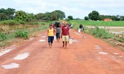 ENCHENTES NA BAHIA!Cotegipe, no oeste da Bahia, sofre com fortes chuvas