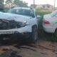 BARREIRAS:Acidente no bairro Morada Nobre deixa veículos parcialmente destruídos