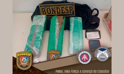 Rondesp Oeste prende indivíduo por tráfico de drogas