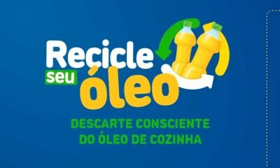 Prefeitura de LEM e parceiros realizam campanha "Recicle seu Óleo"