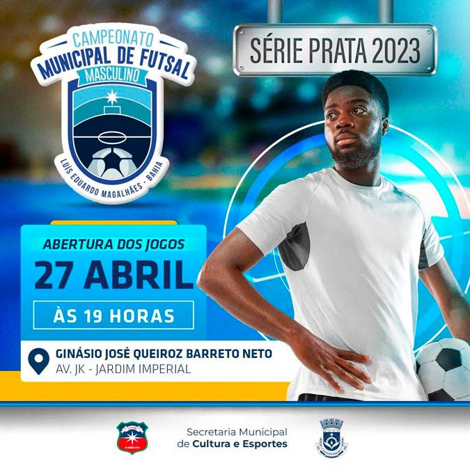 LEM: 2º Campeonato Municipal de Futsal Série Prata inicia no próximo dia 27 de abril