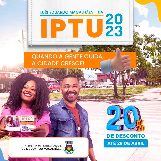 LEM: últimos dias para garantir o desconto de 20% na parcela única do IPTU 2023