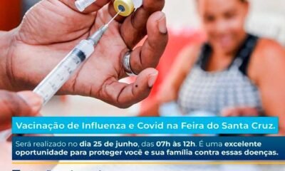 Luís Eduardo Magalhães terá vacinação contra a Gripe e Bivalente no próximo domingo (25)