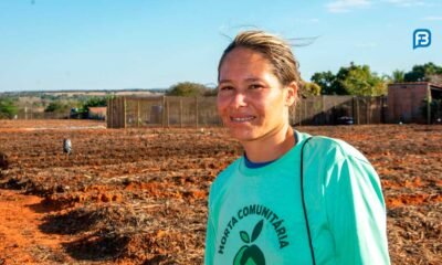 Horta comunitária transforma a vida de famílias em Santana