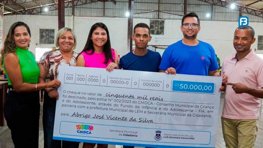 Veja as 5 organizações que receberam R$ 50 mil para transformar a vida de Crianças e Adolescentes em Luís Eduardo Magalhães -