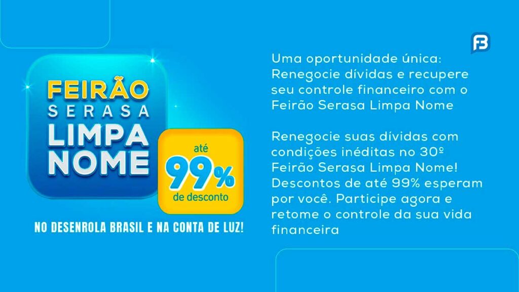 Feirão Serasa Limpa Nome