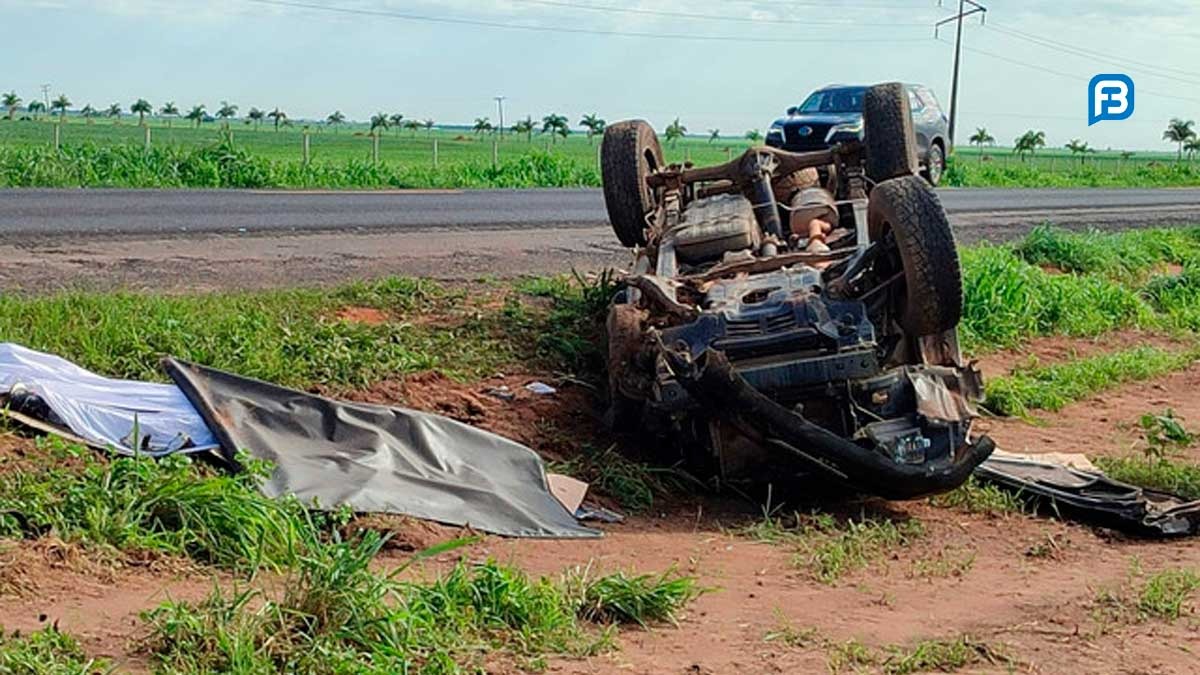 Acidente entre ônibus e moto deixa uma vitima fatal em Magalhães