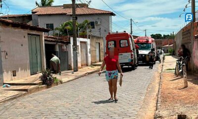 Homem baleado Barreiras