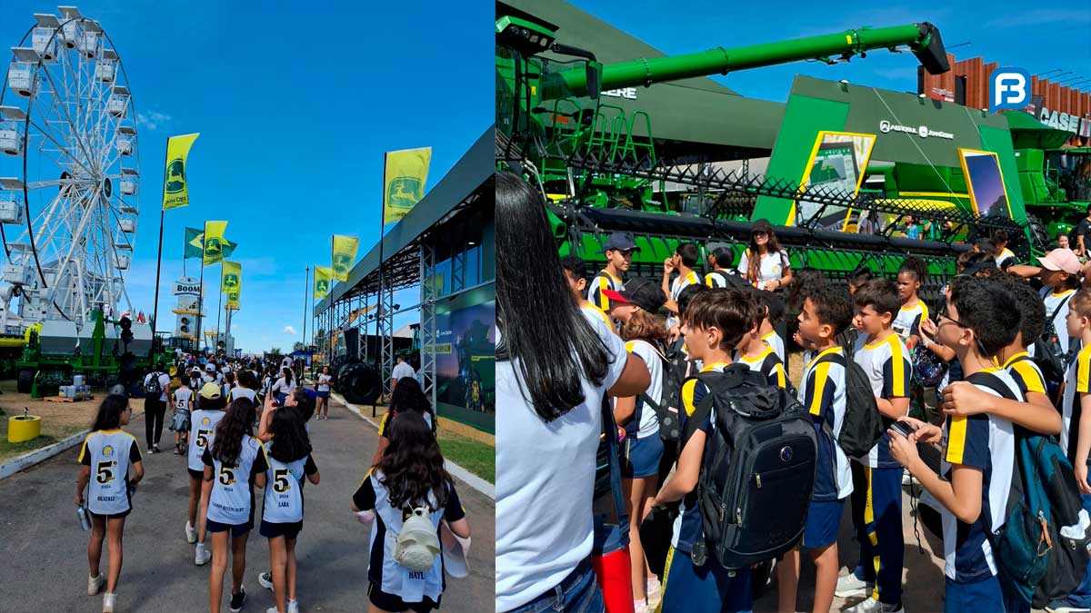 Estudantes da Sonho de Talita visitam espaços da Bahia Farm Show