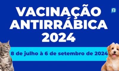 Vacinação antirrábica 2024