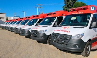 Samu 192 Bahia recebe 34 novas ambulâncias e celebra 20 anos
