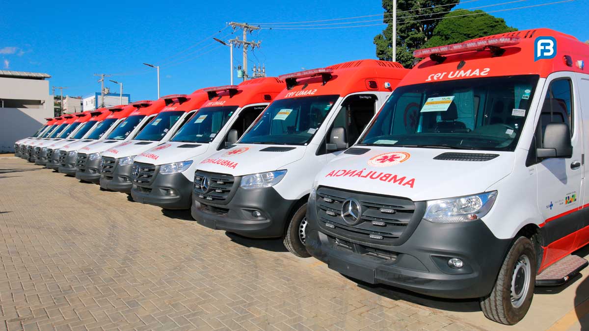 Samu 192 Bahia recebe 34 novas ambulâncias e celebra 20 anos