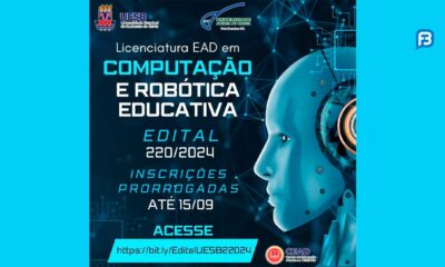 Inscrições prorrogadas Licenciatura em Computação