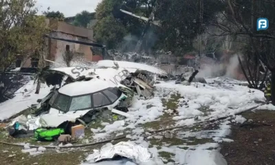 queda do avião em vinhedo