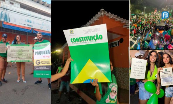 Manifestação em Santana