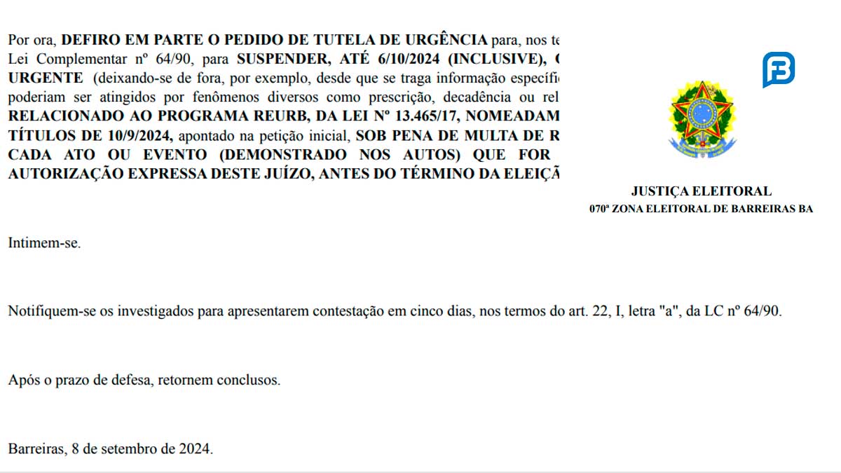 Entrega de títulos imobiliários