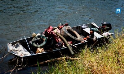 Mutirão de limpeza do Rio Grande