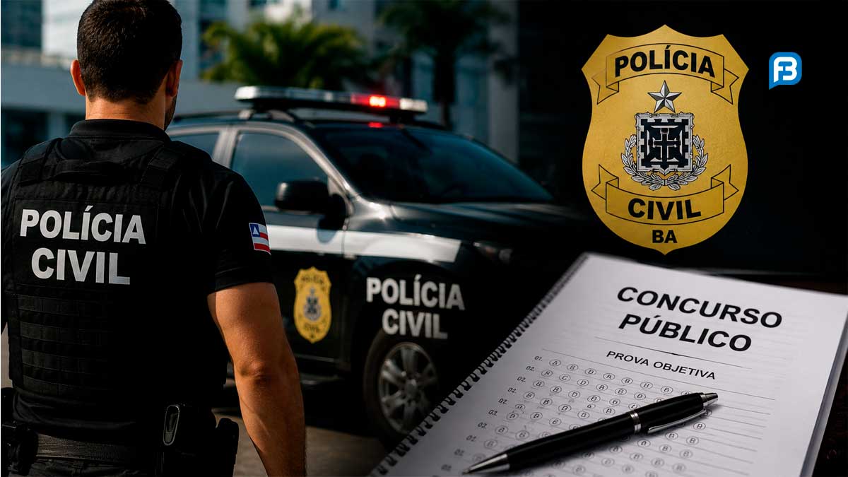 Concurso PC BA oferece 750 vagas com salários de até R$ 16,4 mil