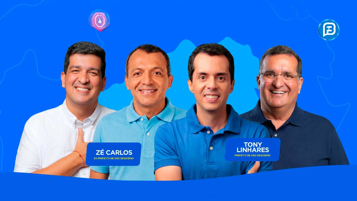 Danilo e Toinho lançam campanha com apoio de Zé Carlos e Tony