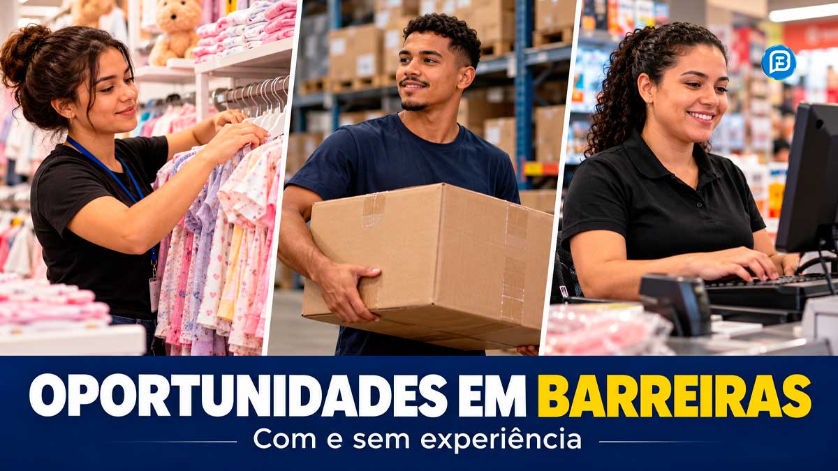 Comércio de Barreiras abre chances para o primeiro emprego