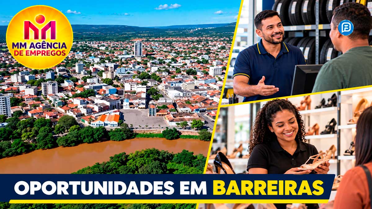 Lojas abrem seleção para reforço de fim de ano em Barreiras