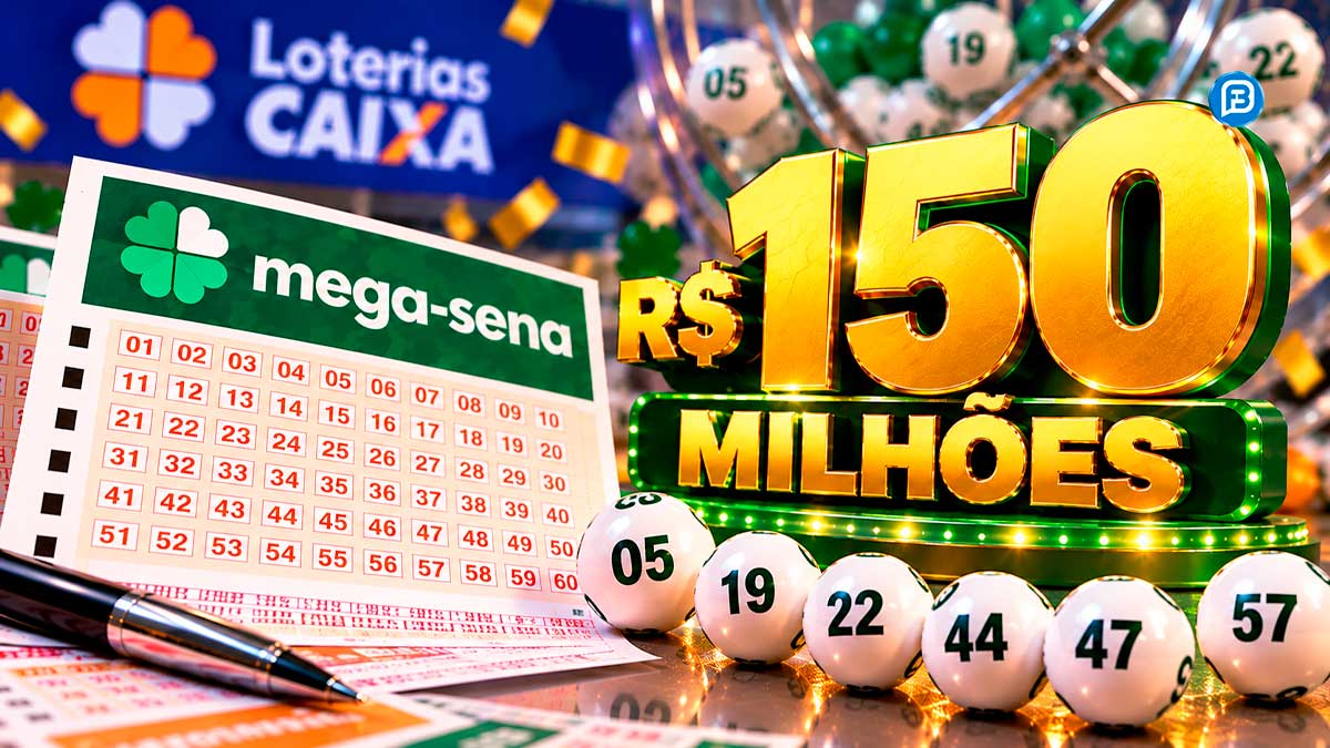 Mega-Sena acumula novamente e prêmio dispara para R$ 150 milhões