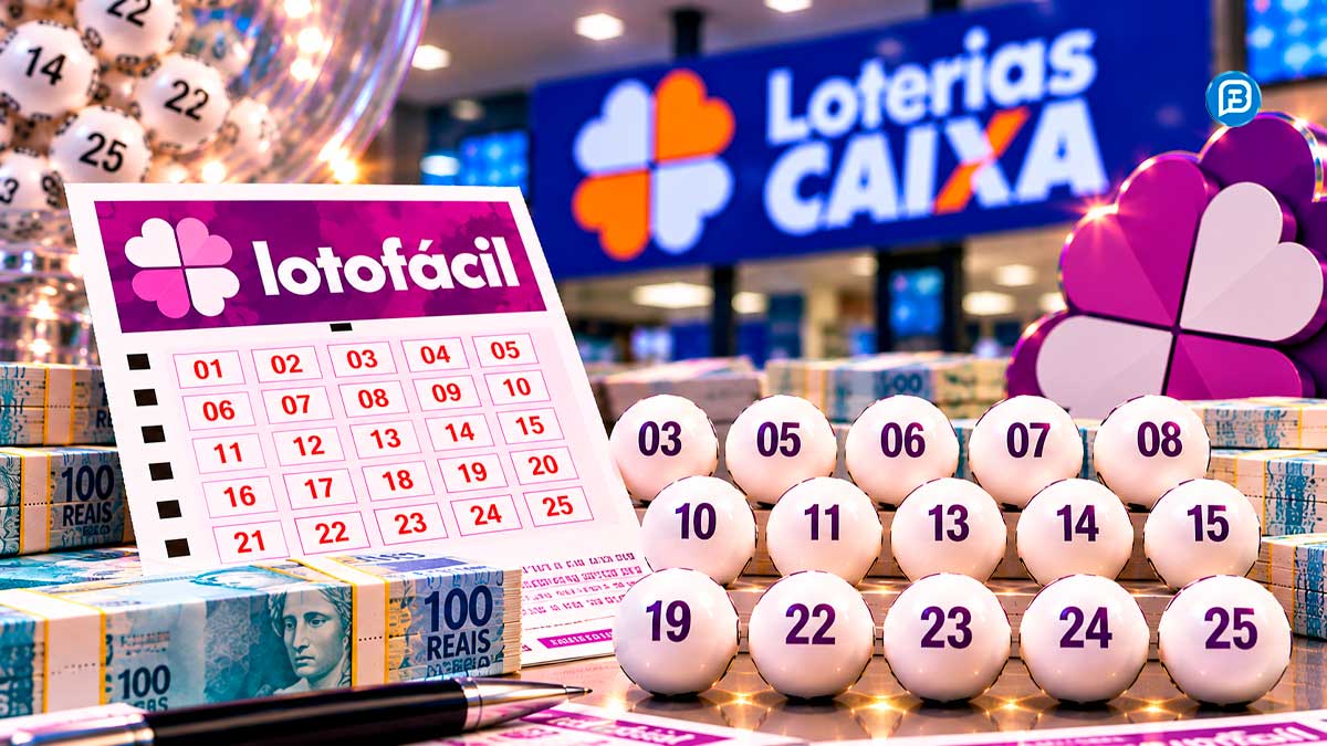 Duas apostas faturam mais de R$ 2 milhões cada na Lotofácil; confira os números