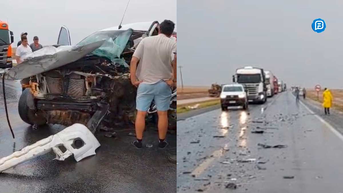 Colisão entre caminhão e caminhonete deixa vítima na BR-020