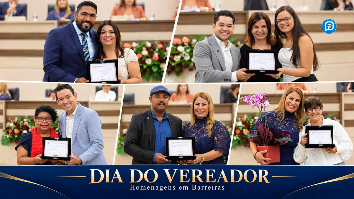 Câmara de Barreiras presta homenagens no Dia do Vereador