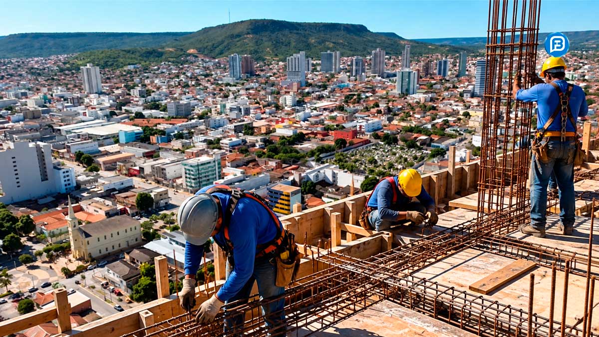 Construção civil gera 1 em cada 4 empregos na Bahia