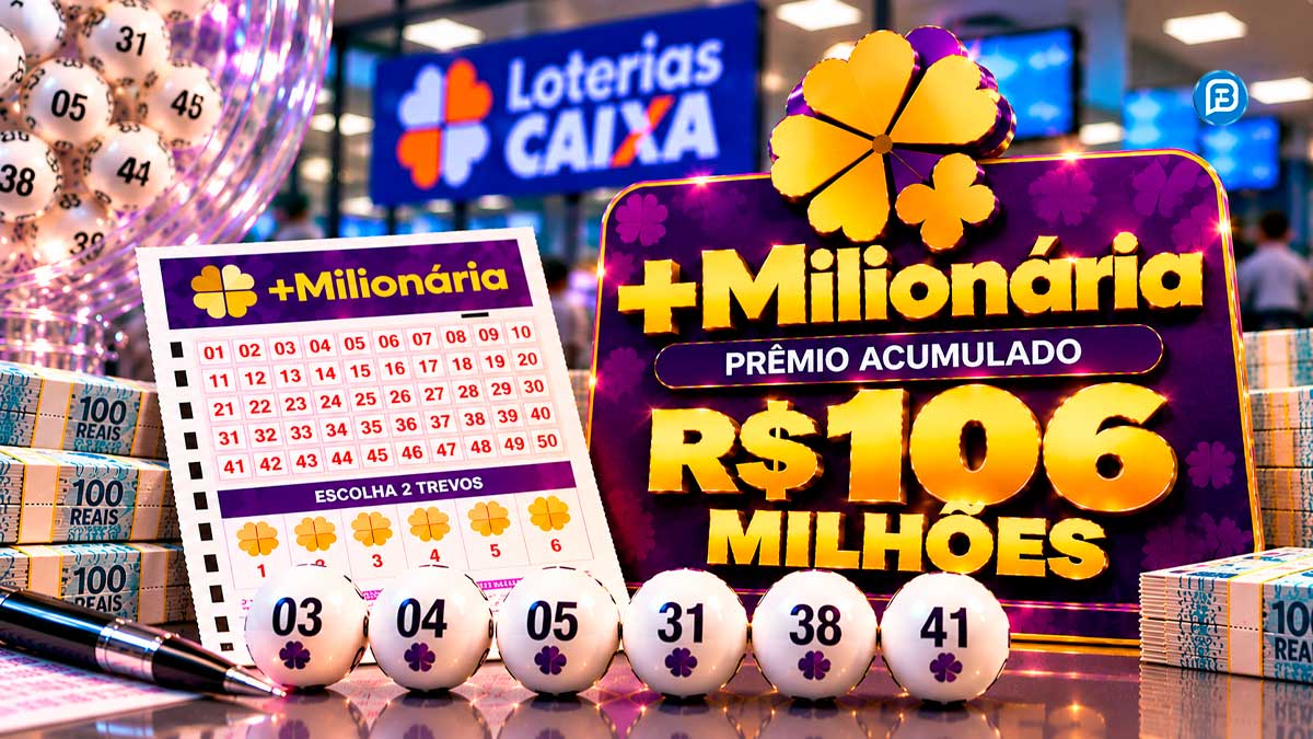 +Milionária chega a R$ 106 milhões após novo sorteio sem ganhador