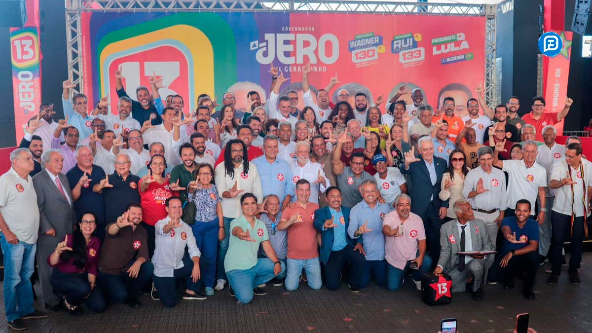 Jerônimo reúne adversários e aliados em mobilização por Lula