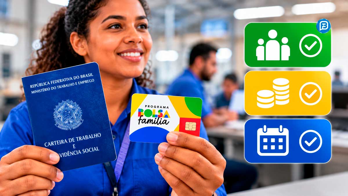 Bolsa Família pode continuar após carteira assinada