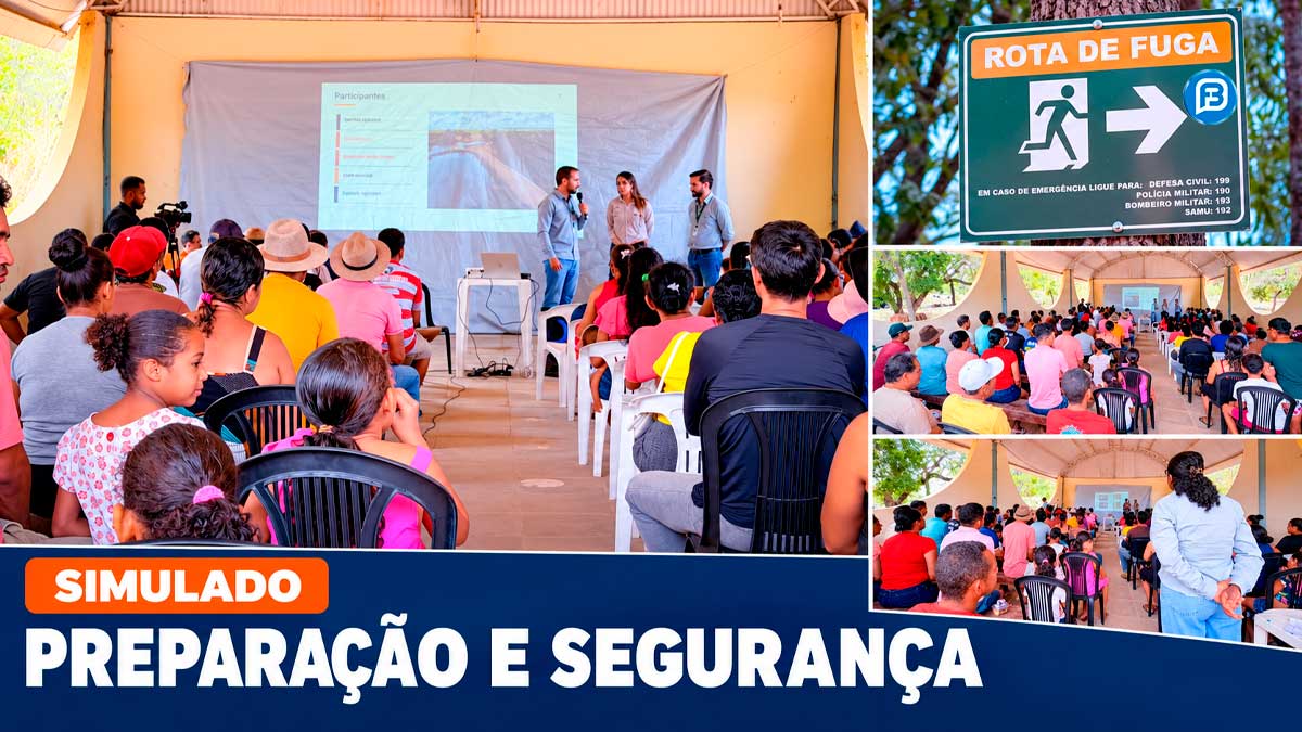 Defesa Civil de LEM participa de simulado de barragem